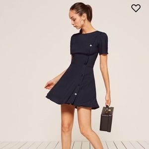 Reformation Katie Dress Navy Size 4